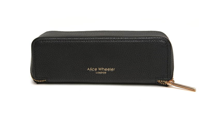 Alice Wheeler Small Train Case Black