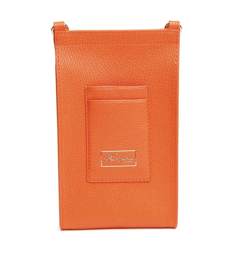 Alice Wheeler Mini Bloomsbury Shoulder Bag Orange