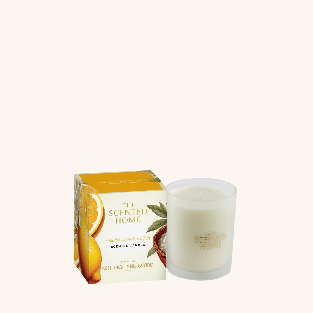 The Scented Home Jar Candle Amalfi Lemon & Sea Salt 170g