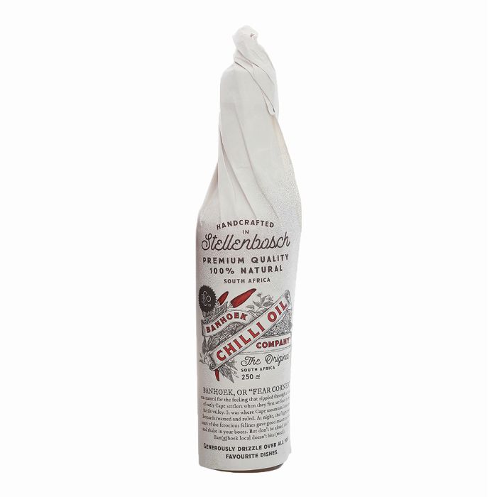 Banhoek Chilli Oil Company Chilli Oil Wrapped 250ml
