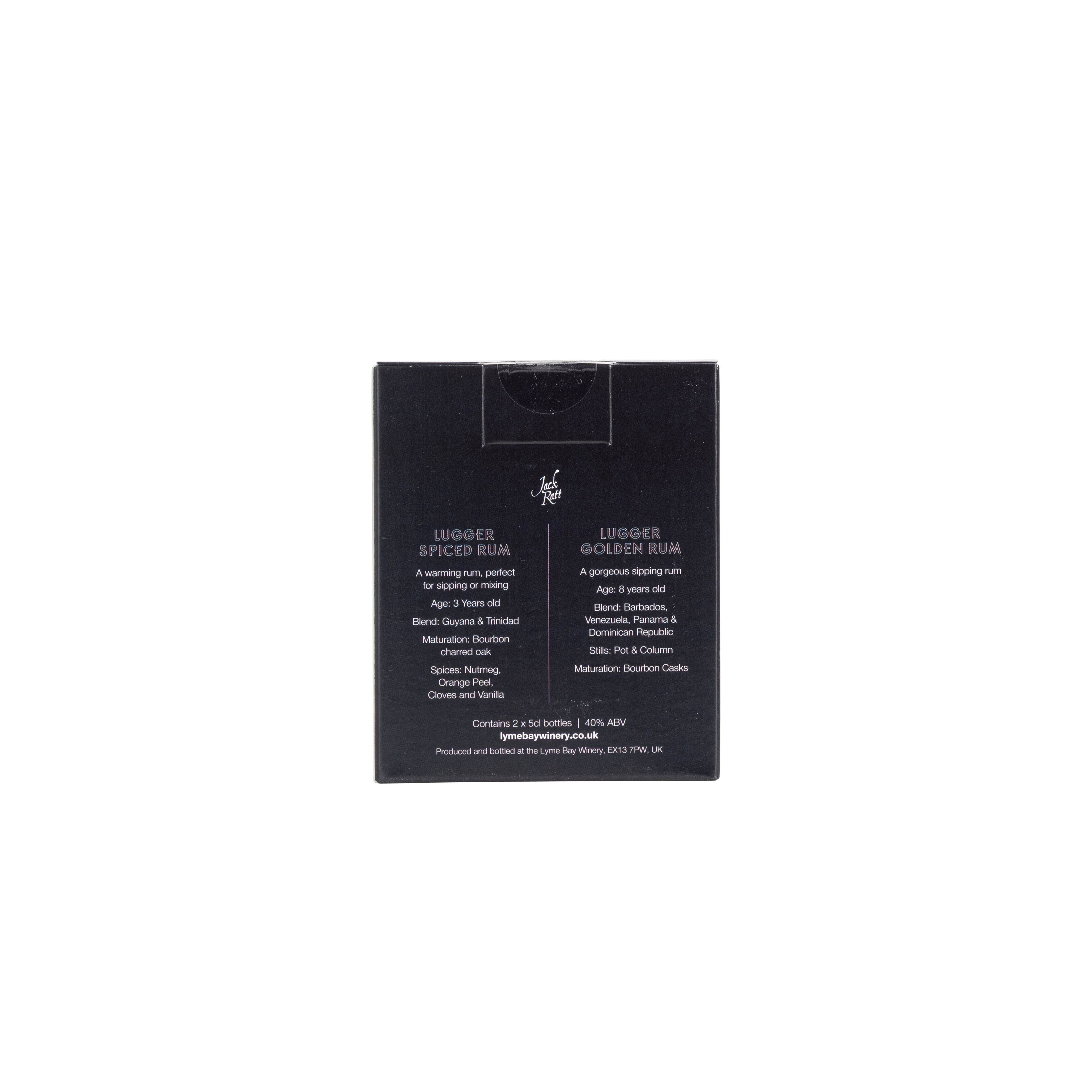Lyme Bay Miniature Rum 2 x 5cl