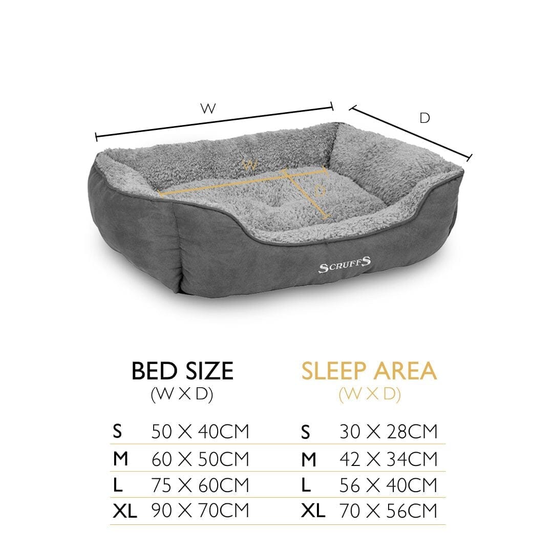 Scruffs Cosy Box Bed Grey