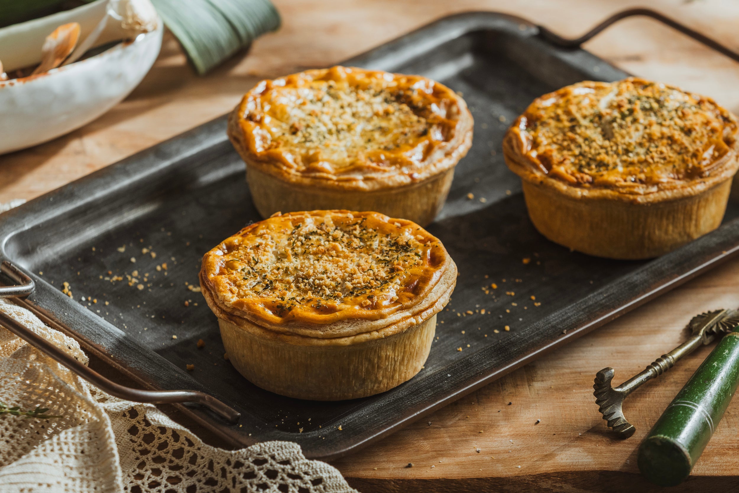 The Original Baker Frozen Chicken & Leek Pie