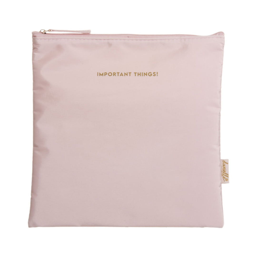 Danielle Creations 2 Pack Flat Cosmetic Pouches