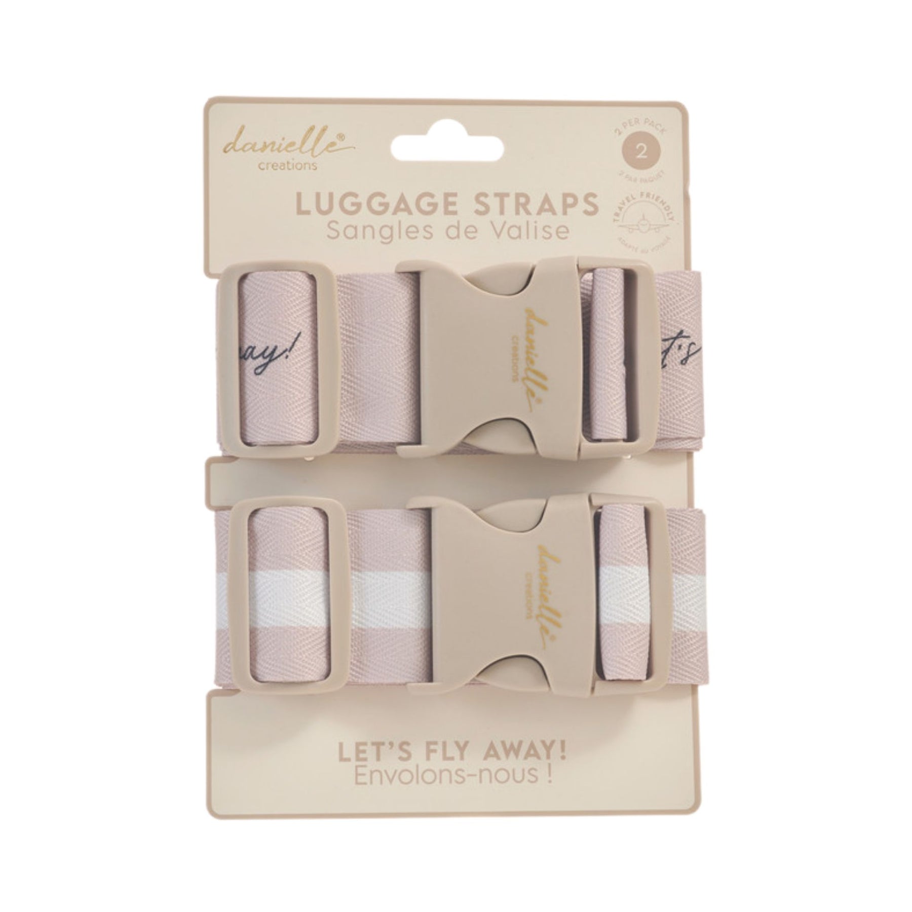 Danielle Creations Luggage Strap 2 Pack