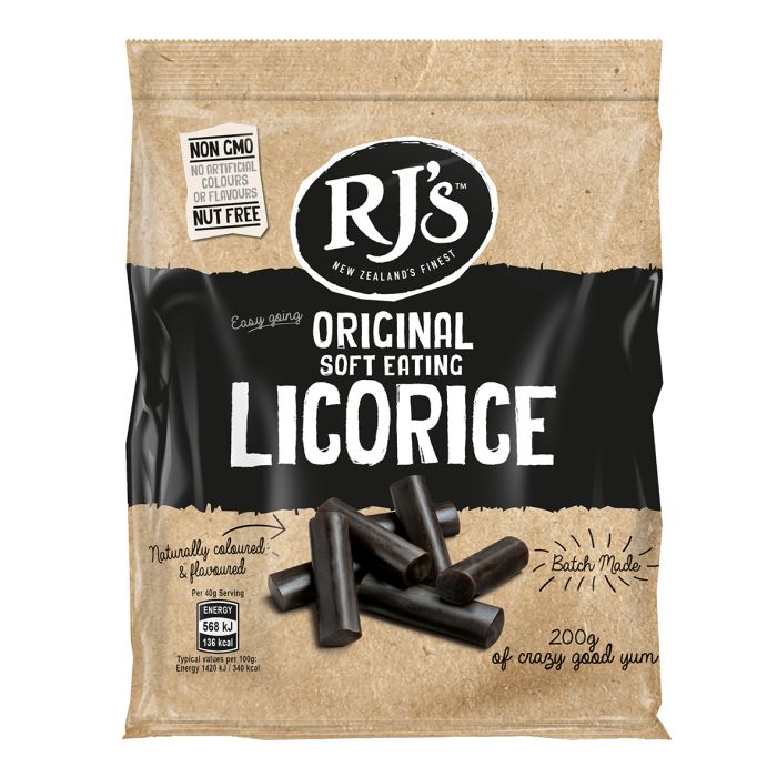RJ's Original Soft Eating Liquorice 300g