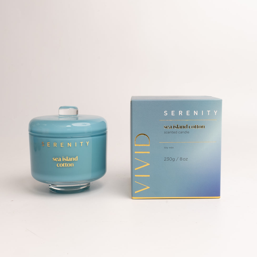 Vivid Serenity Candle Sea Island Cotton 230g