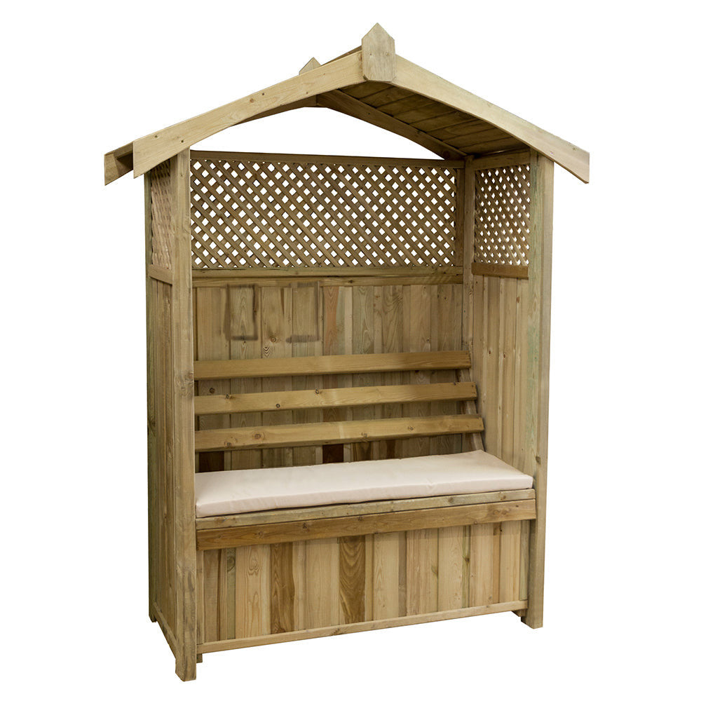 Zest Dorset Arbour with Storage Box