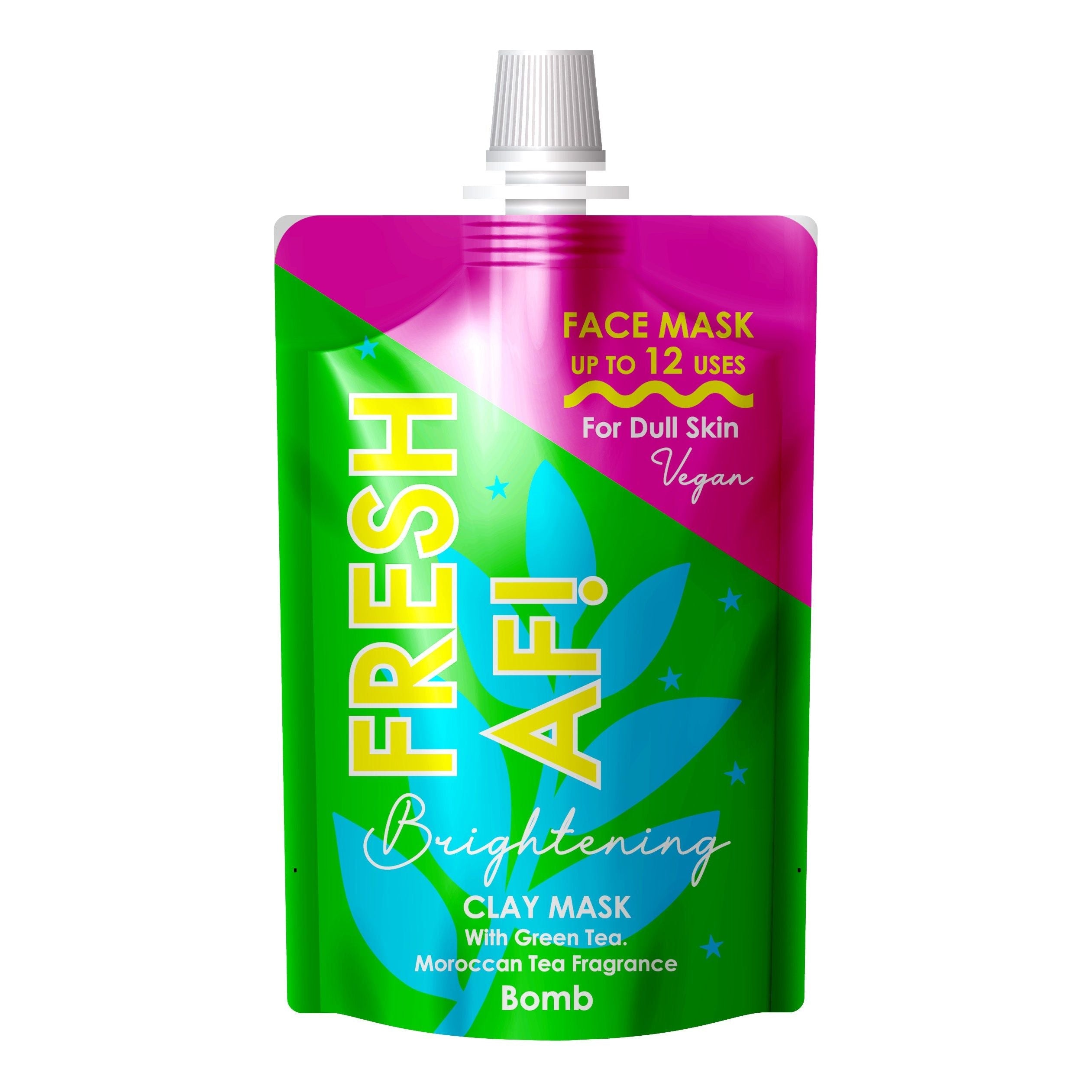 Bomb Cosmetics Fresh AF Brightening Clay Mask for Dull Skin
