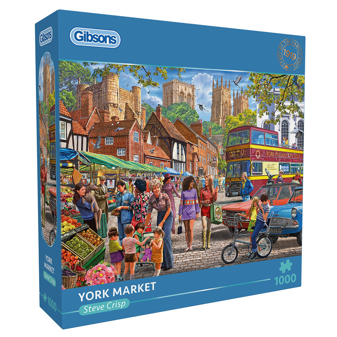 Gibsons York Market 1000 Piece Jigsaw Puzzle