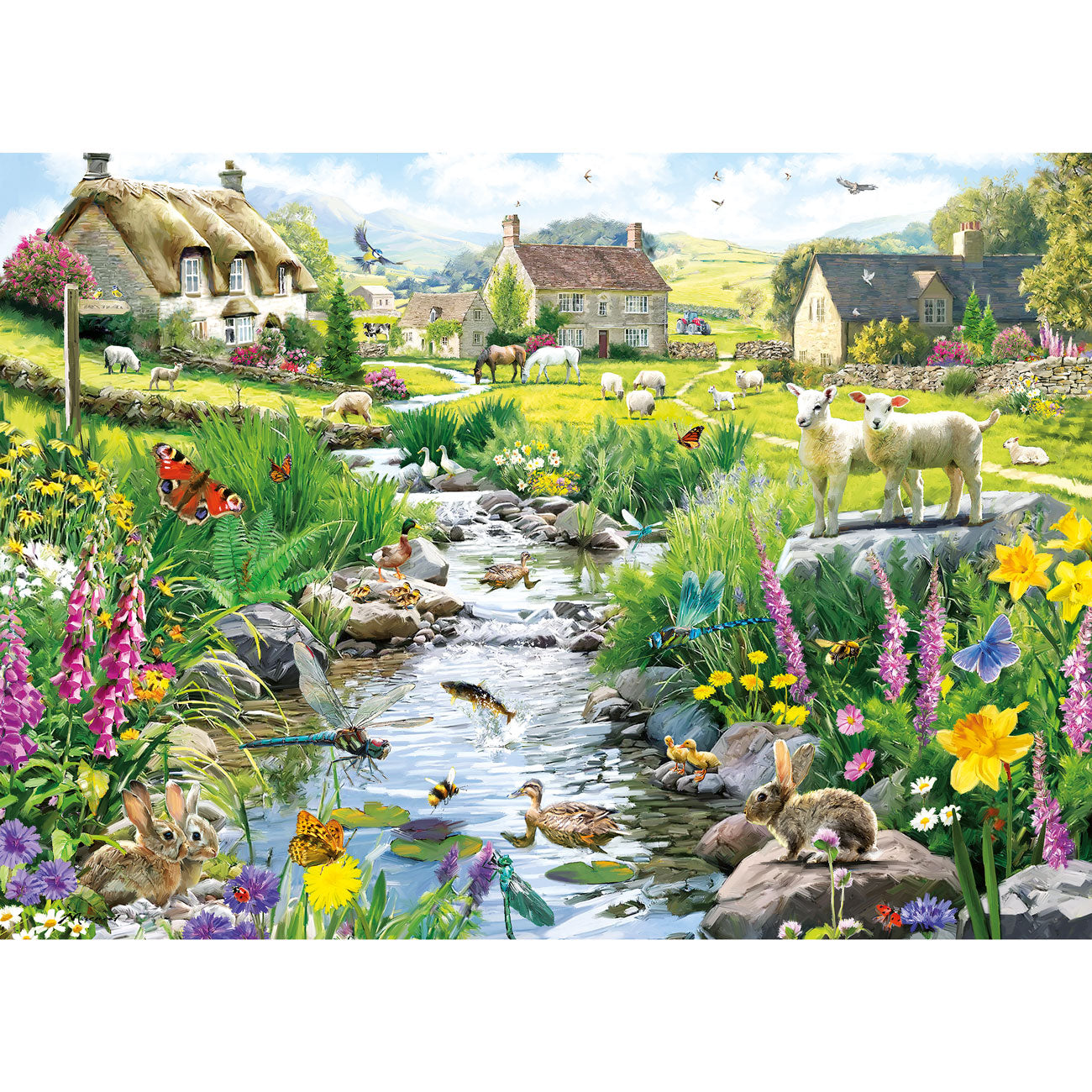 Gibsons Babbling Brook 1000 Piece Jigsaw Puzzle