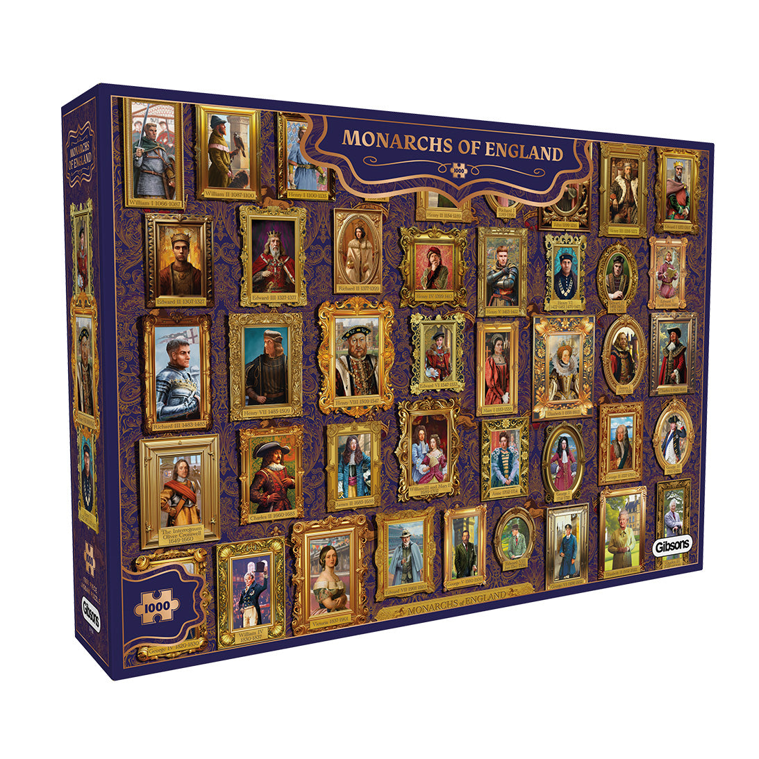 Gibsons Monarchs of England 1000 Piece Jigsaw Puzzle