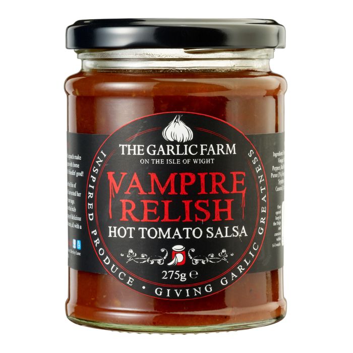 The Garlic Farm Vampire Relish Hot Tomato Salsa 275g