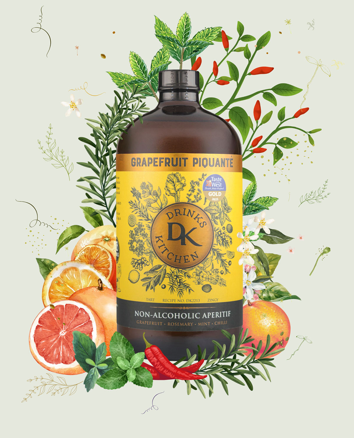 Drinks Kitchen Grapefruit Piquante Drink 475ml