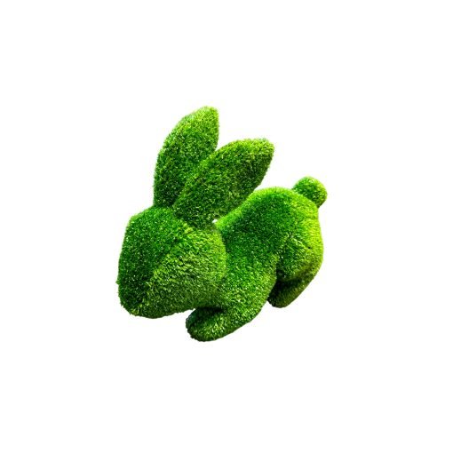 Greenkey Grass Animal Rabbit 25cm - Lying Bunny Rabbit Bonnie