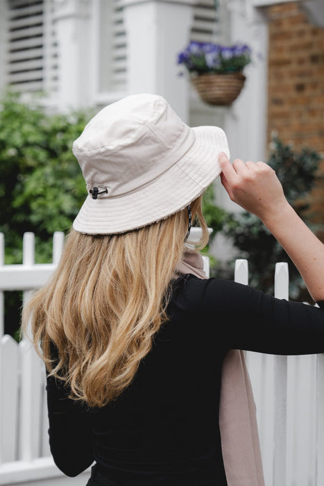 Park Lane Waterproof Packable Bucket Hat Stone