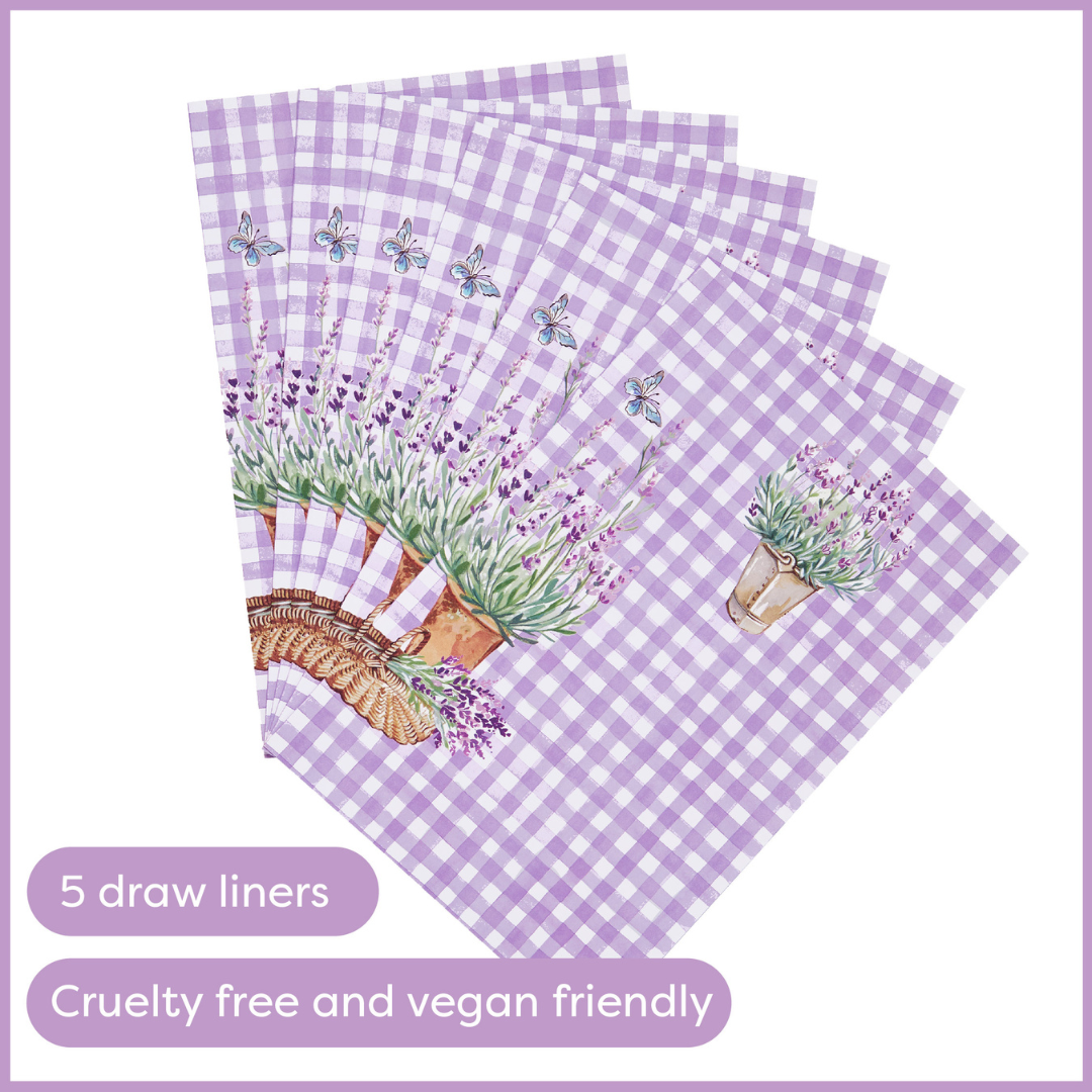 Heathcote & Ivory English Lavender Scented Drawer Liners