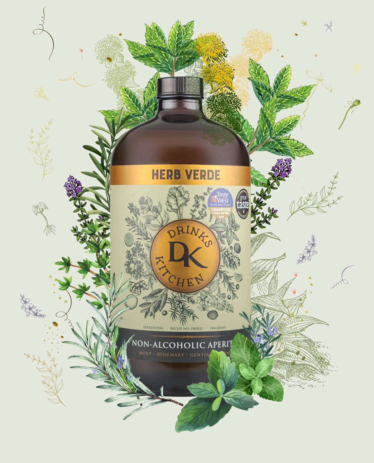 Drinks Kitchen Herb Verde Drink 475ml