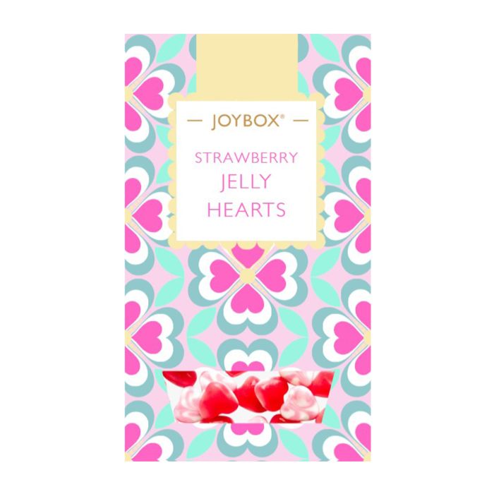 Joypots Strawberry Jelly Hearts Box 150g