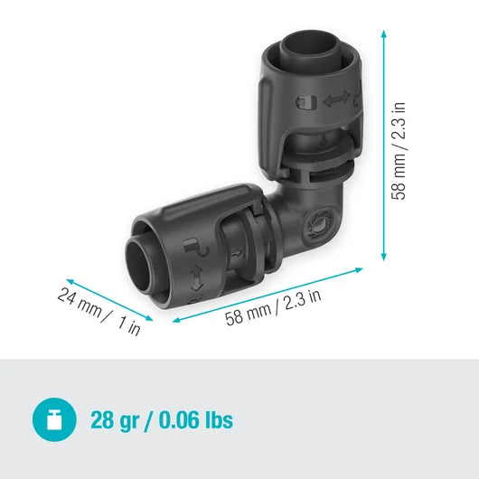 Gardena L-Joint 13 mm (1/2") 2pk