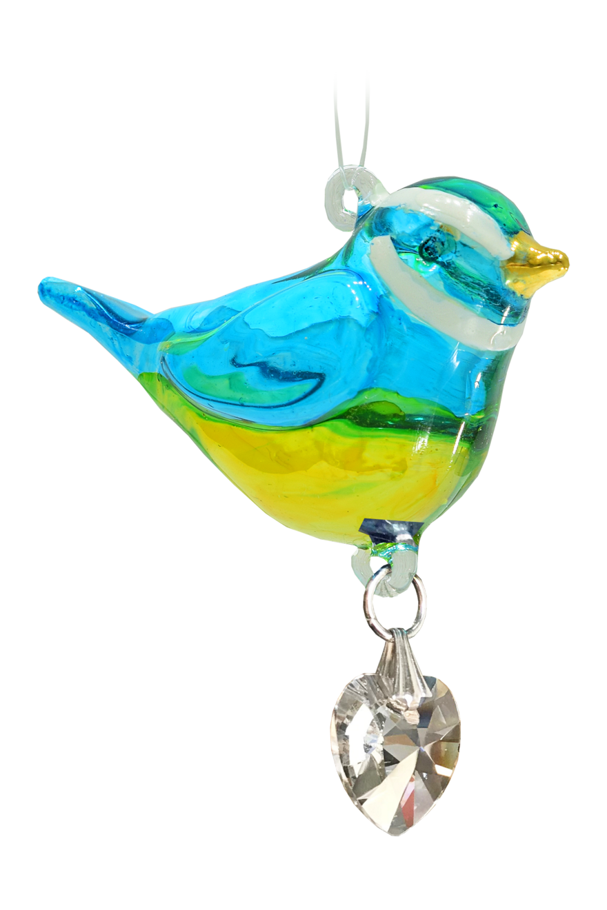 Wild Things Fantasy Glass Pretty Little Bird Blue Bird