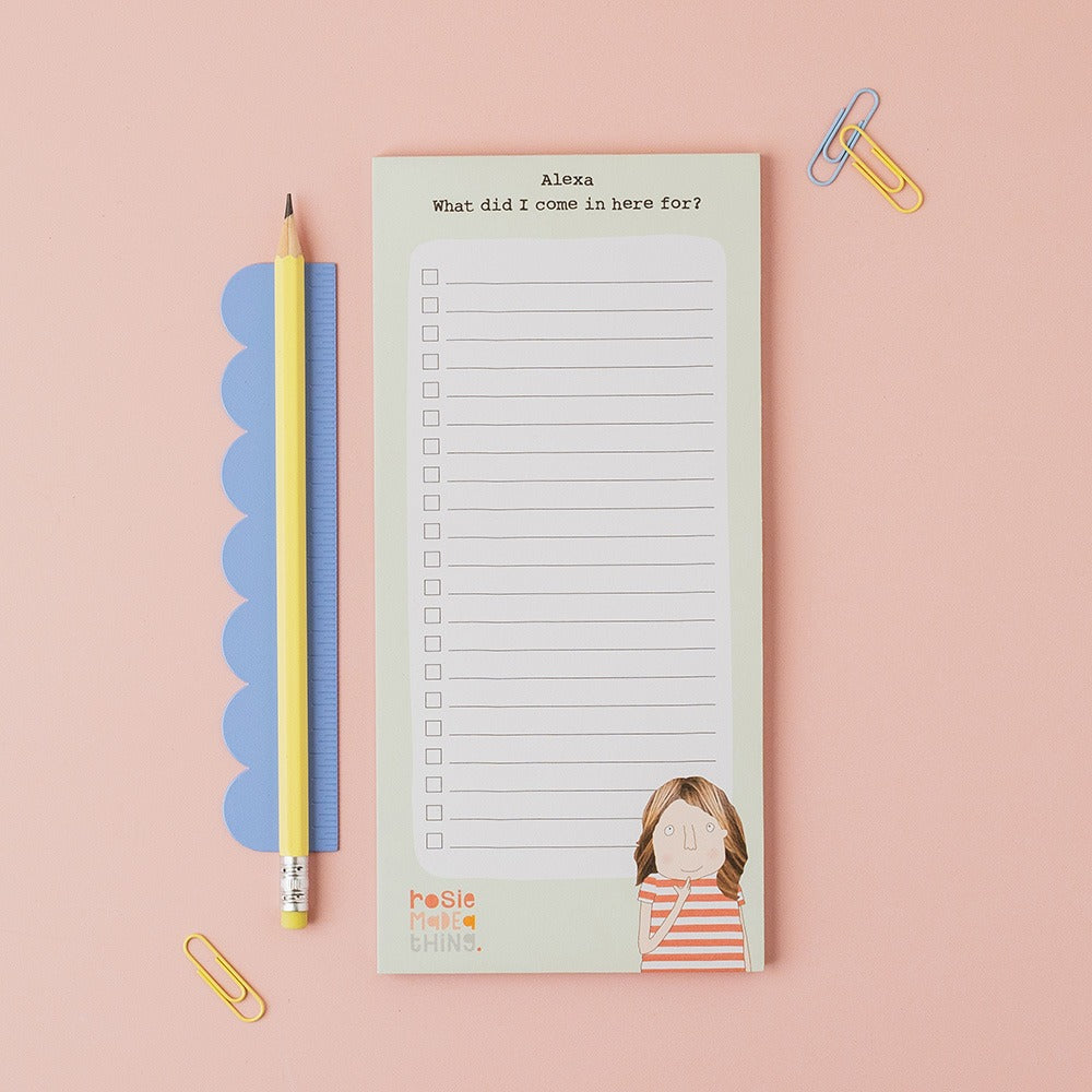 Rosie Made a Thing Come Here Listy Jots