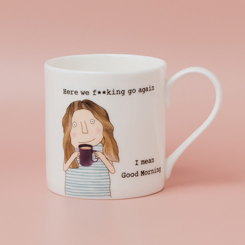 Rosie Made a Thing Here We Go Mug