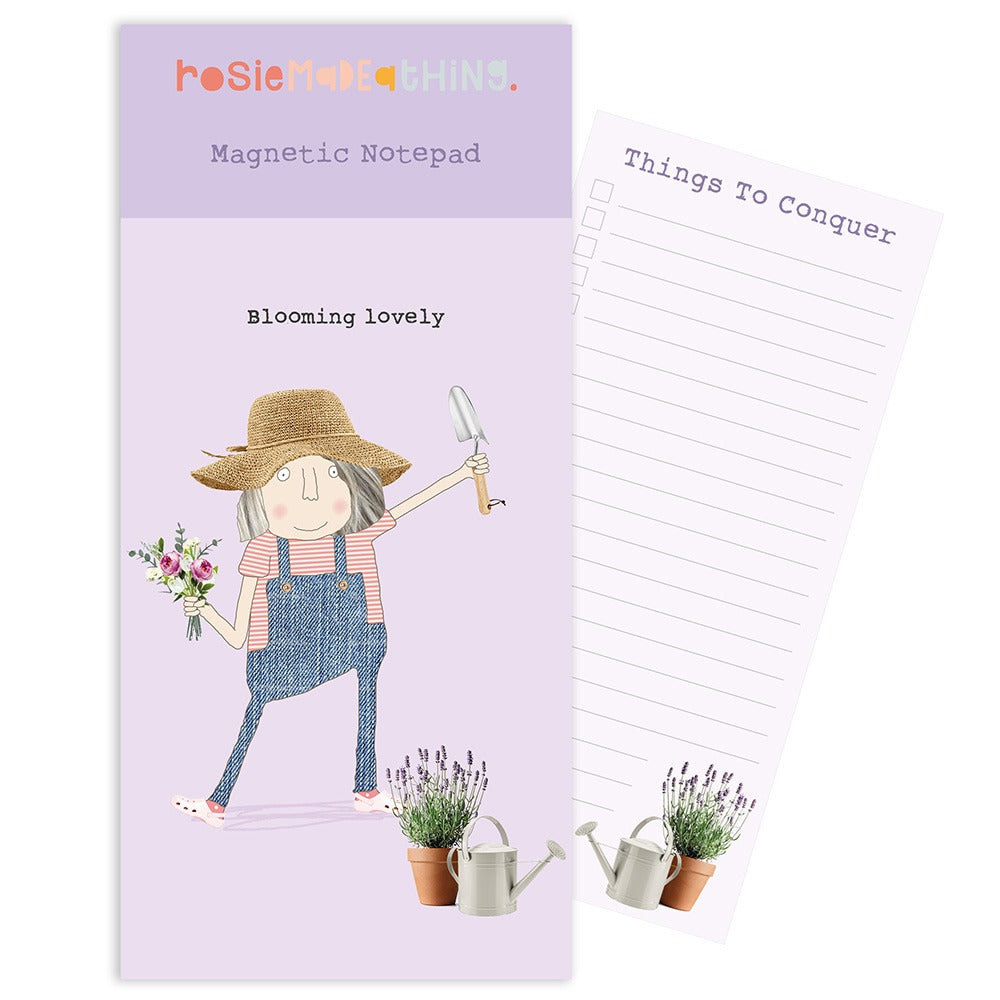 Rosie Made a Thing Blooming Lovely Magnetic Notepad