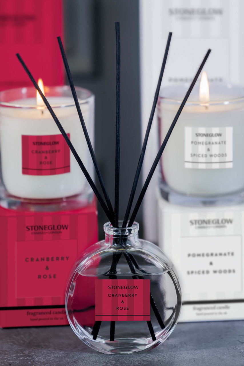 Stoneglow Reed Diffuser Cranberry & Rose Reed Diffuser 120ml