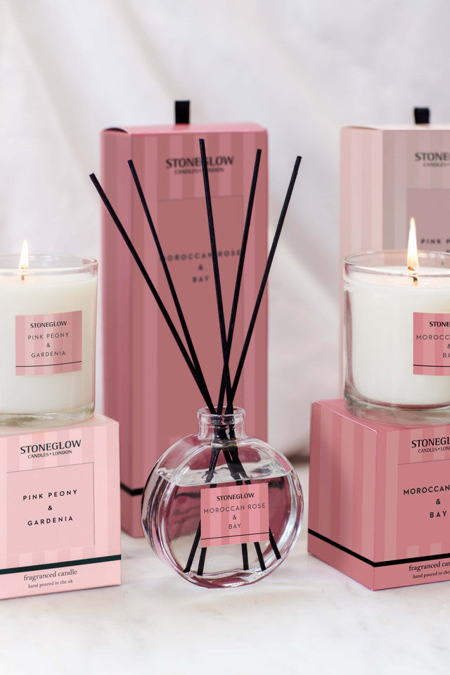Stoneglow Reed Diffuser Moroccan Rose & Bay 120ml