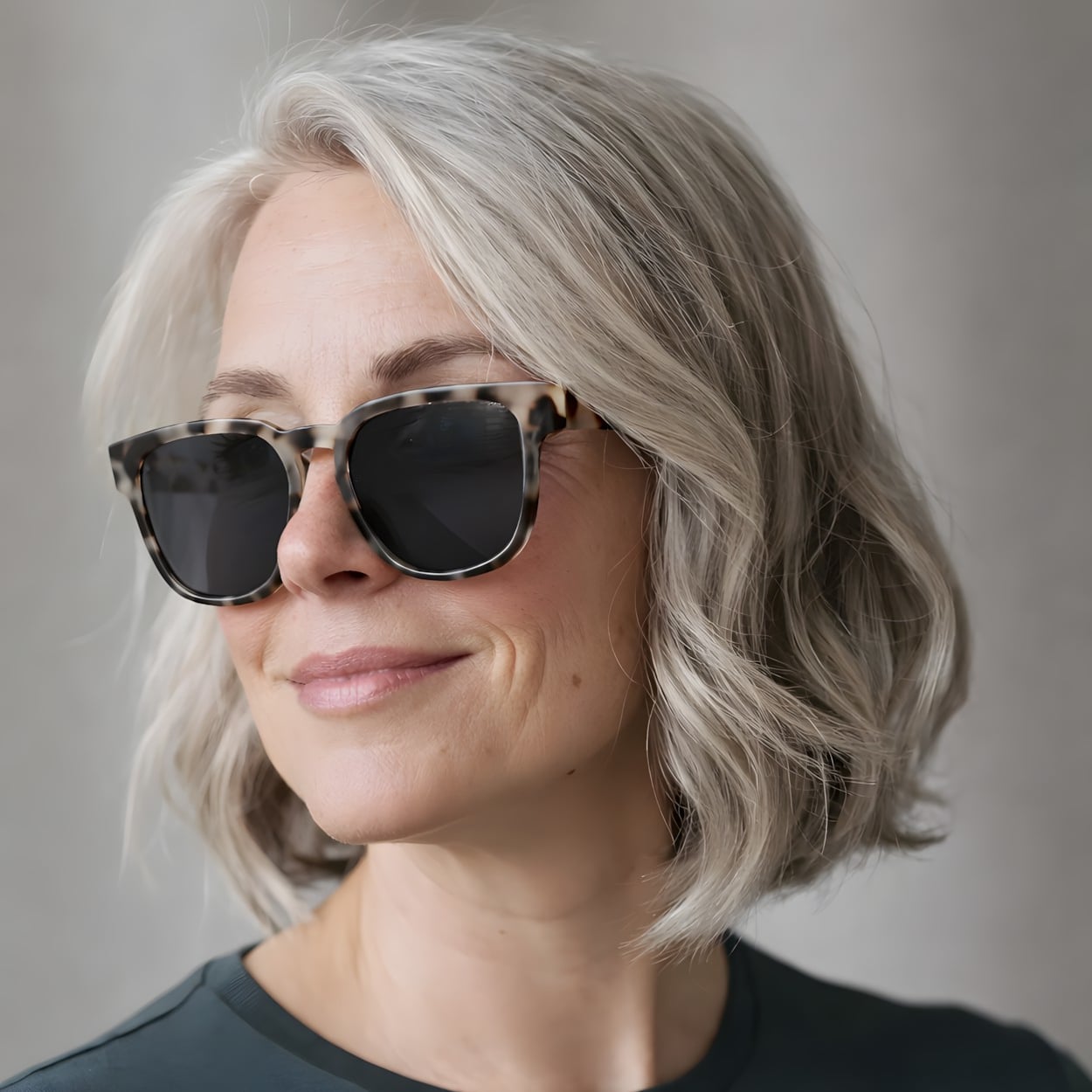 Remaldi Myrtle Grey Dapple ECO Friendly Sun Reading Glasses