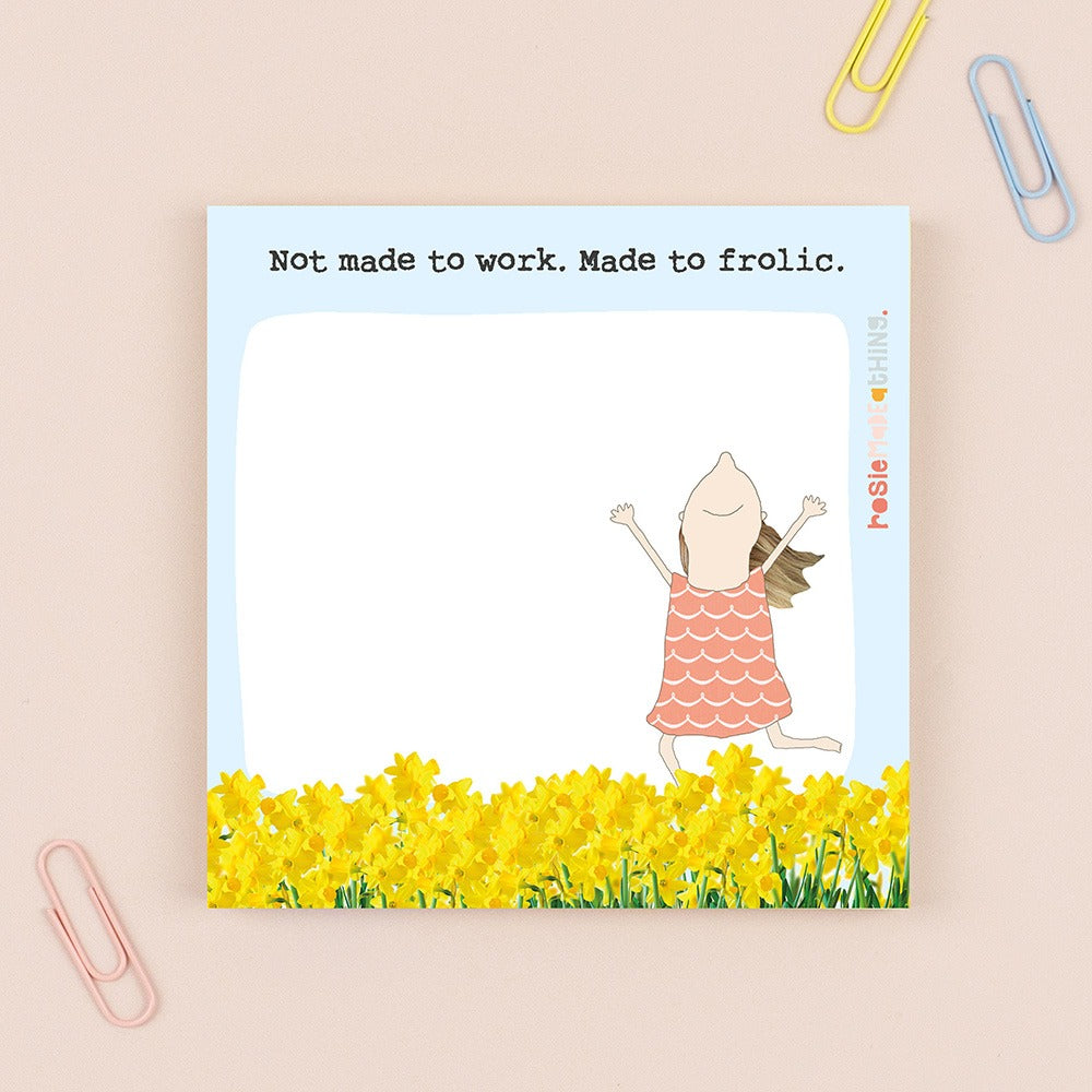 Rosie Made a Thing Frolic Sticky Jots