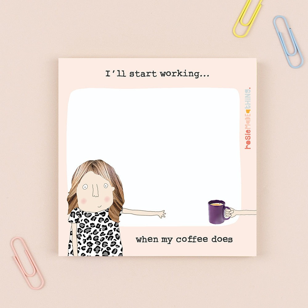 Rosie Made a Thing Start Working Sticky Jots