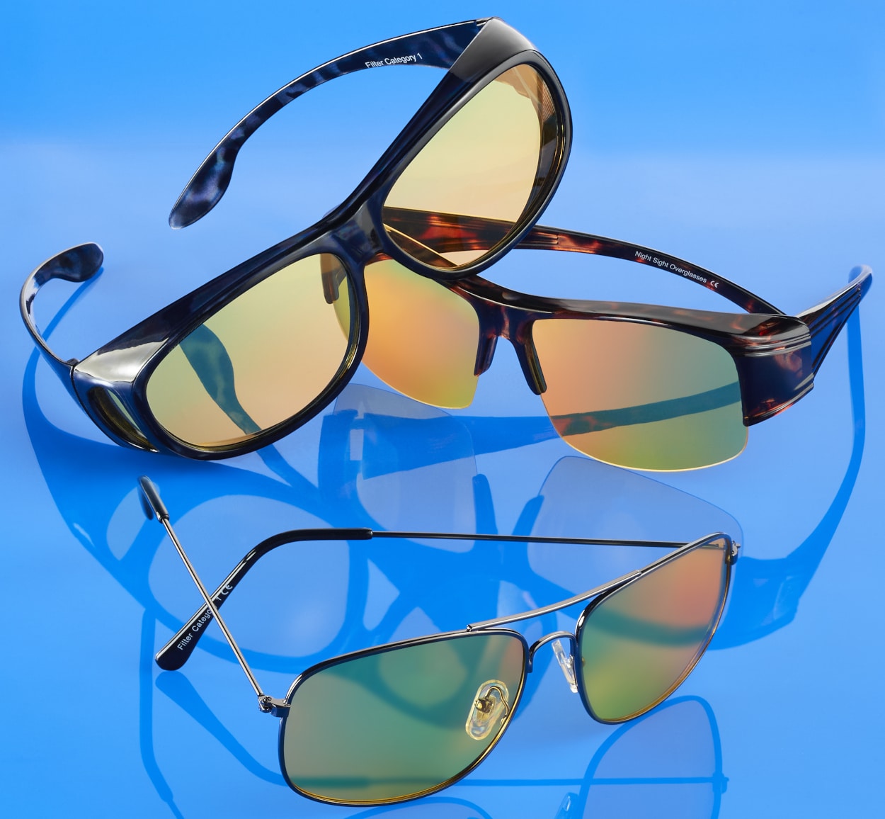 Remaldi Black NightSight Overglasses Regular Fit
