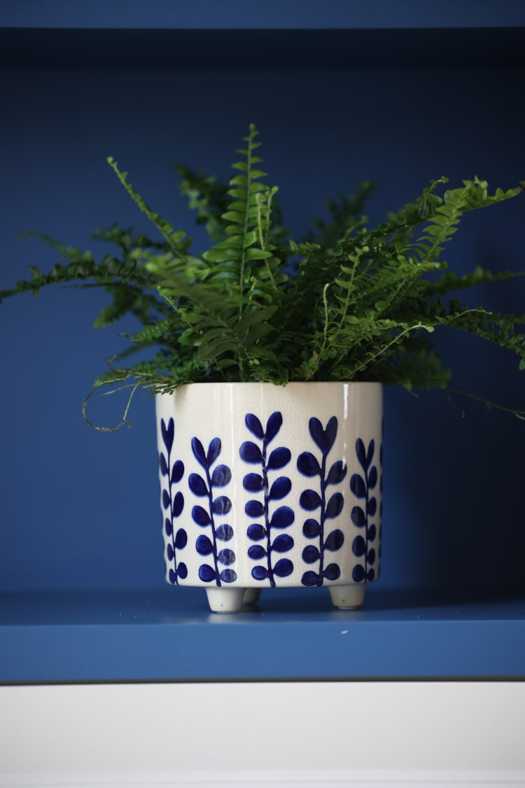 Woodlodge Palm Indoor Pot Blue