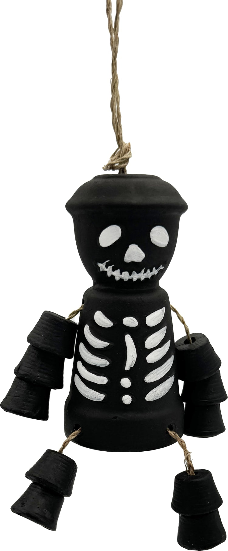 Woodlodge Hanging Pot Skeleton Black