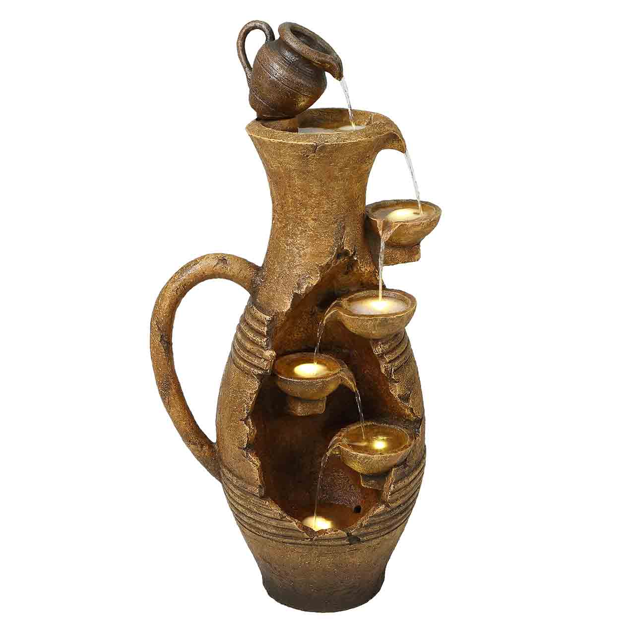 Hamac Large Open Handle Urn Mains Powered Water Feature
