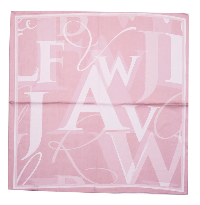 Park Lane Summer Scarf Block Letter Pink
