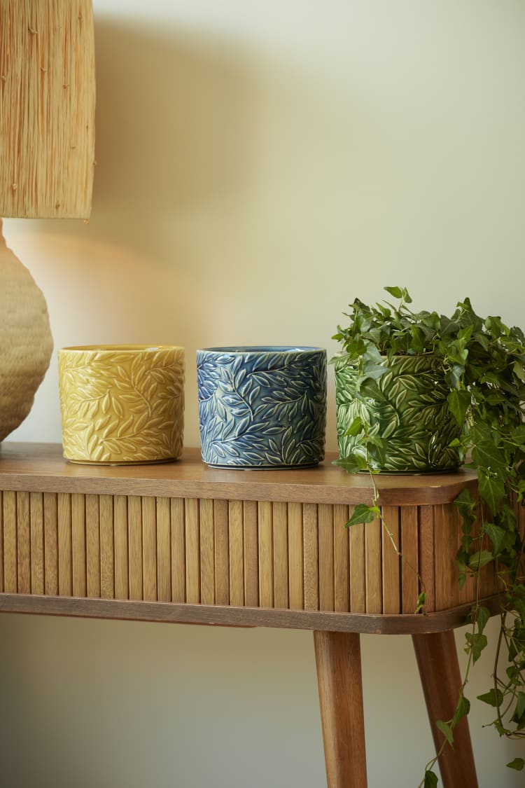 Woodlodge Sprig Indoor Pot Yellow