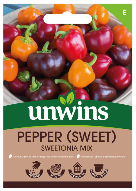Unwins Sweet Pepper Sweetonia Mix Seeds