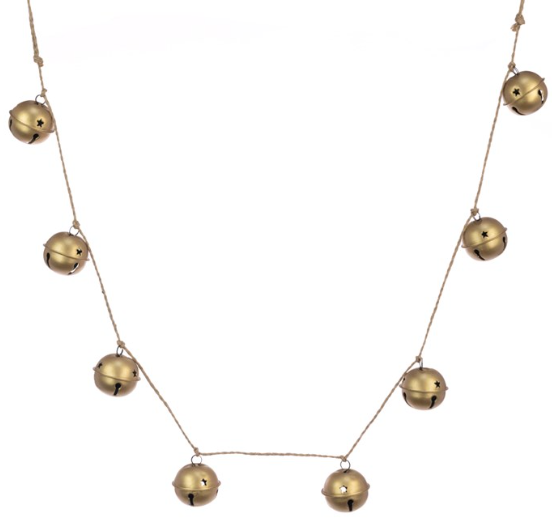 Metal Bell Garland 110cm