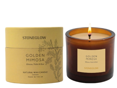 Stoneglow The Walled Garden Tumbler Candle Golden Mimosa