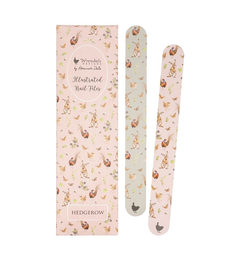 Wrendale 'Hedgerow' Country Animal Nail File Set