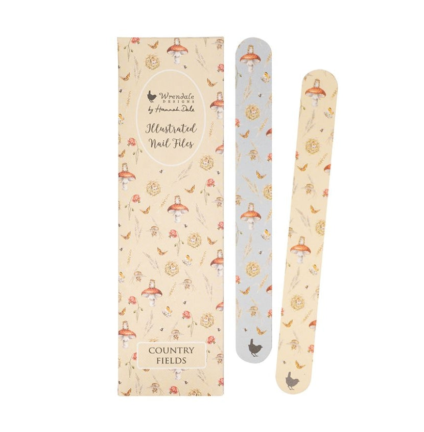 Wrendale 'Country Fields' Mouse Nail File Set