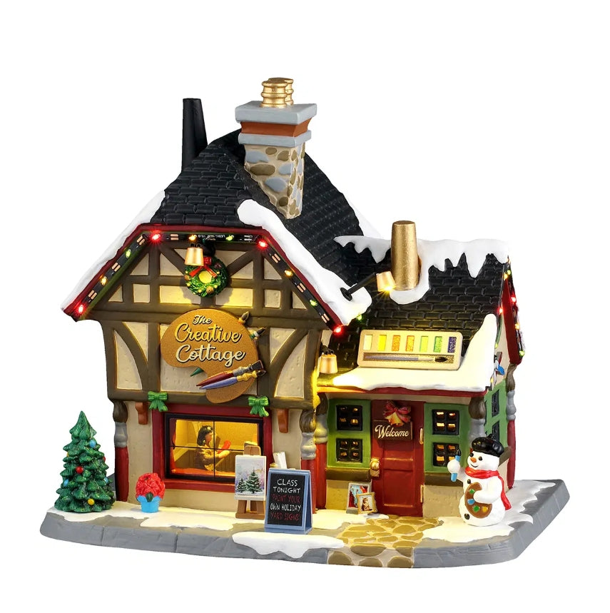 Lemax The Creative Cottage With Adaptor 55354-UK