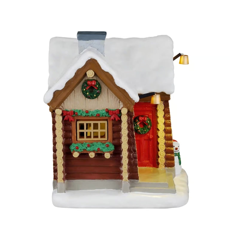 Lemax Snowshoe Cabin AC Adaptable 64680