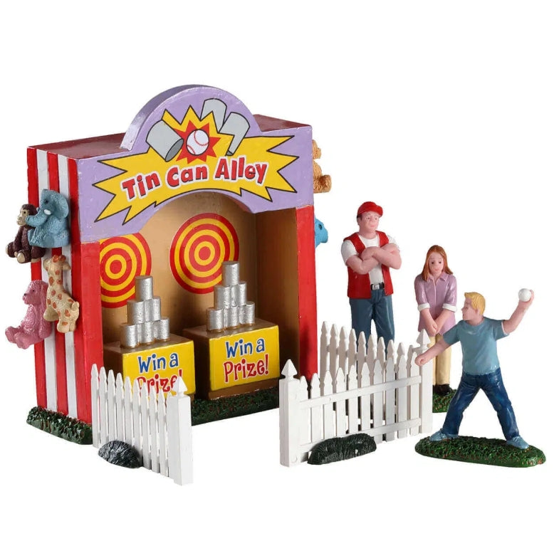 Lemax Tin Can Alley Set Of 7 93429