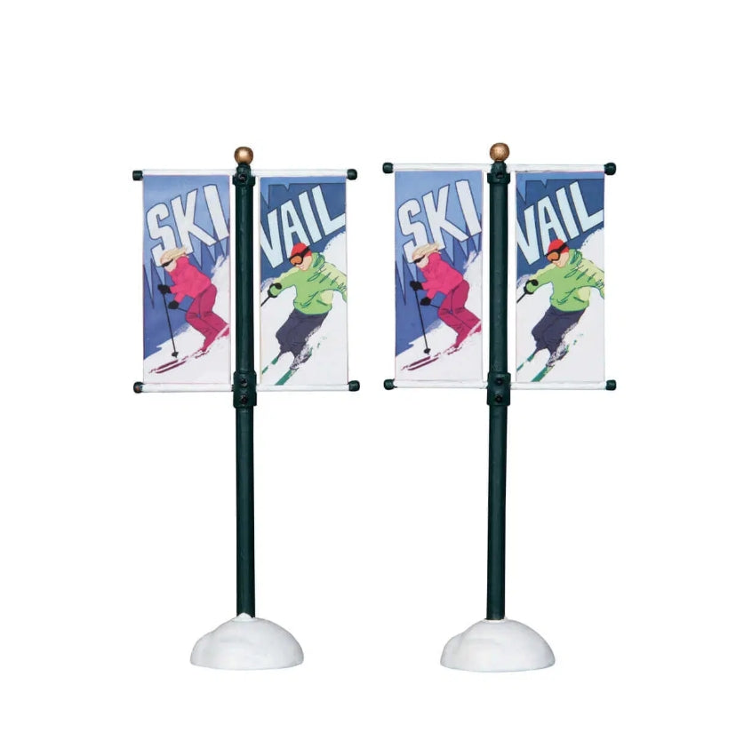 Lemax Street Pole Banner Set Of 2 24496