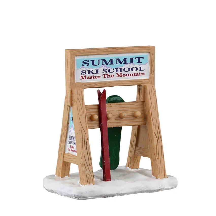 Lemax Ski Rack Sign 34097