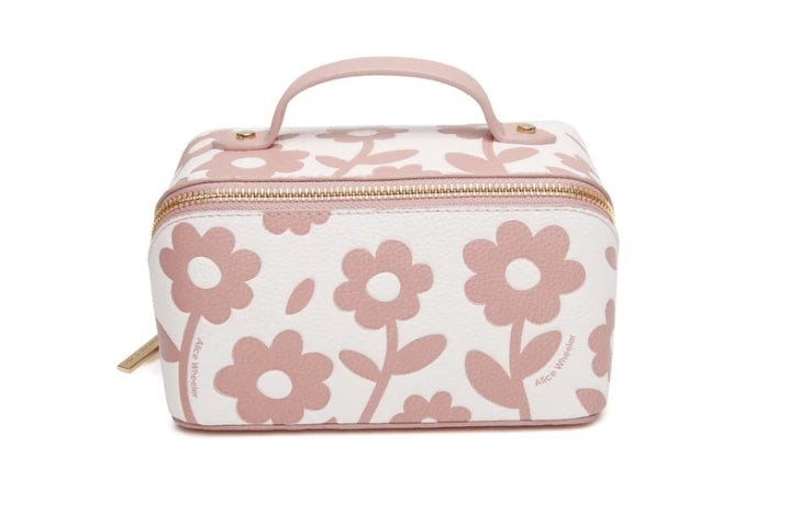 Alice Wheeler Mini Train Case Pink Floral